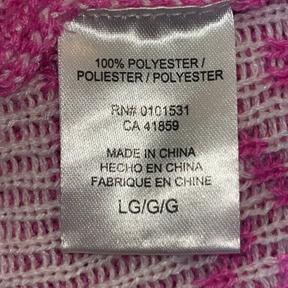 Classic BARBIE Mattel 2023 Pink Fall Winter Christmas Holiday Sweater -NWOT - L - Picture 10 of 11